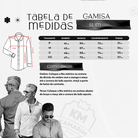 Camisa Social M. Longa Slim Preta - Acostamento na internet