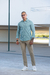 Camisa Slim Xadrez M. Longa Verde / Branco - Conquest - loja online