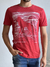 Camiseta Estampada Lobao Vermelha Hibisco - Acostamento