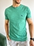 Camiseta Básica Lobo Bordada Verde Esmeralda - Acostamento