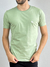 Camiseta Básica Lobo Bordada Verde Matte - Acostamento