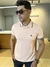 Camiseta Gola Polo Rosa Logo Bordada - Acostamento - loja online