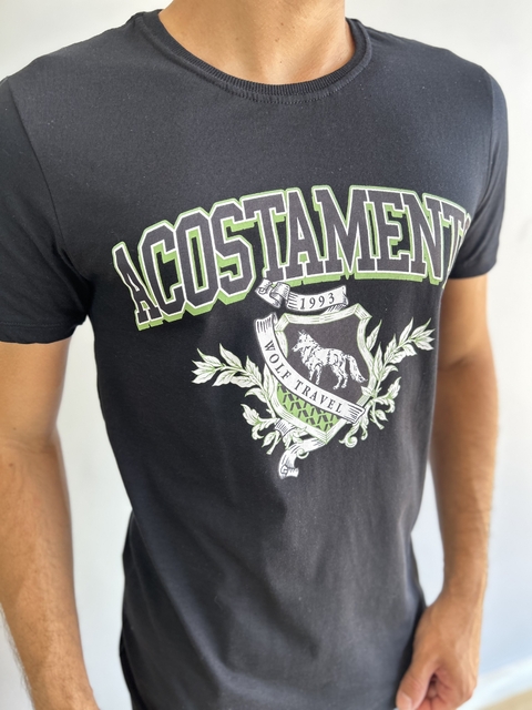 Camiseta Assinatura Preta 2147 - Acostamento - comprar online