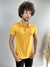 Imagem do Camiseta Gola Polo Malhão Amarelo Manga Logo Bordada - Acostamento