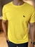 Camiseta Básica Lobo Bordada Amarelo - Acostamento