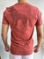 Camiseta Básica Lobo nas Costas Vermelho Telha - Acostamento