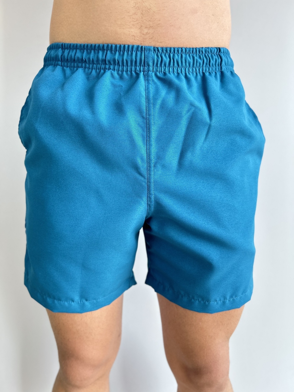 Short Boxer Essencial Basico Azul Petroleo 0080 - Ogochi