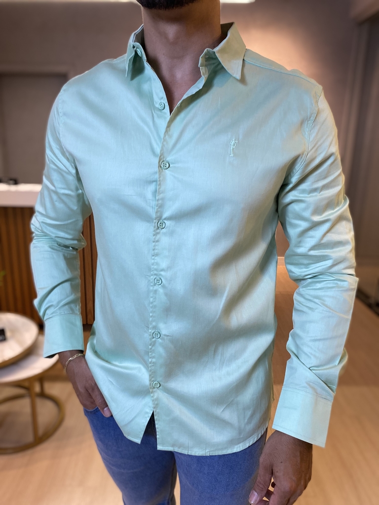 Blusa de frio com camisa social 2025