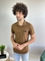 Camiseta Gola Polo Elastano Marrom Terra - Acostamento - Kamarim Patos