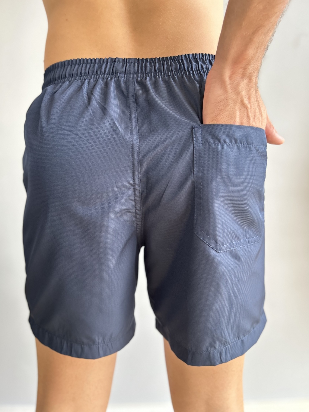 Short Boxer Essencial Basico Azul 0002 - Ogochi - Kamarim Patos