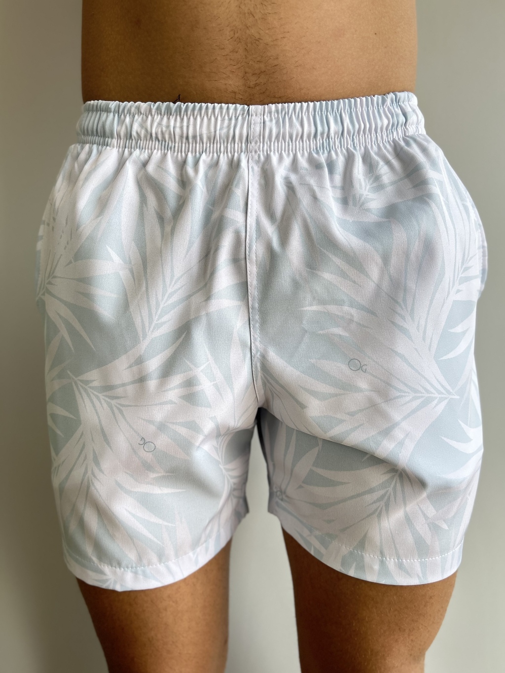 Short Boxer Essencial Branco Estampado 9004 - Ogochi