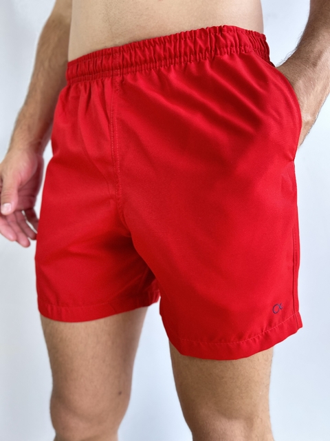 Short Boxer Essencial Basico Vermelho 0045 - Ogochi - comprar online