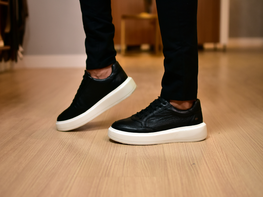 Sneaker preto hotsell