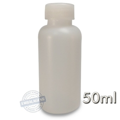 1000 Frasco Plástico 50ml Tampa Rosquear S/L - Ref 24850