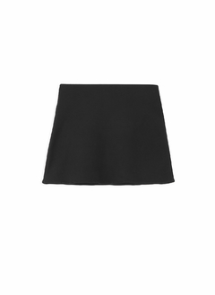 Falda Corta Stretch Negra