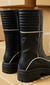 botas de cuero NOVA negras combinadas con blanco urbanas - comprar online