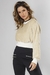 Blusa Cropped ML Fleece Flavínia - comprar online