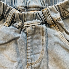 Short de jean azul clarito con cintura elastizada Grisino -3-6M en internet