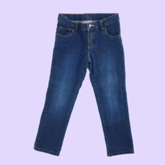 Pantalón de jean con interior de algodón corte skinny con cintura ajustable azul Carter´s - 6A