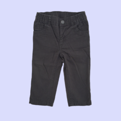 Pantalón de jean con cintura elástica gris oscuro Carter´s - 12M