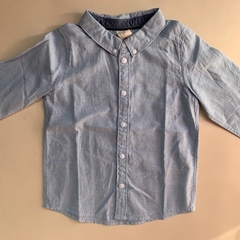 Camisa manga larga celeste H&M - 1-2A - comprar online