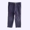 Pantalón de gabardina azul con cintura ajustable Denim Co. - 2-3A