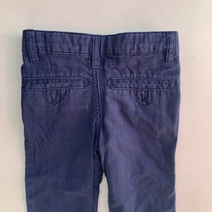 Pantalón de gabardina azul con cintura ajustable Denim Co. - 2-3A en internet