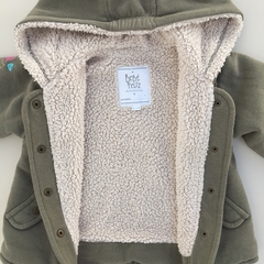 Campera de algod n con interior de corderito