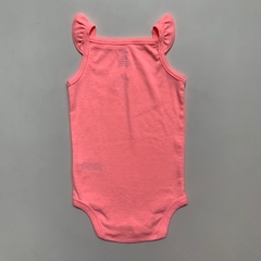 Body sin mangas de algodón rosa "Mommy loves me" Carter's - 12M - Comunidad Vestireta