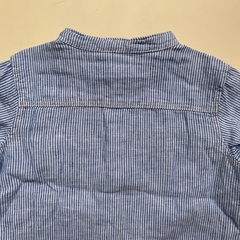 Camisa manga larga rayada H&M - 12-18M - Comunidad Vestireta