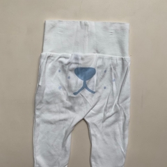 Pantalón de algodón tipo ranita blanco "Oso" Zara - 3-6M en internet