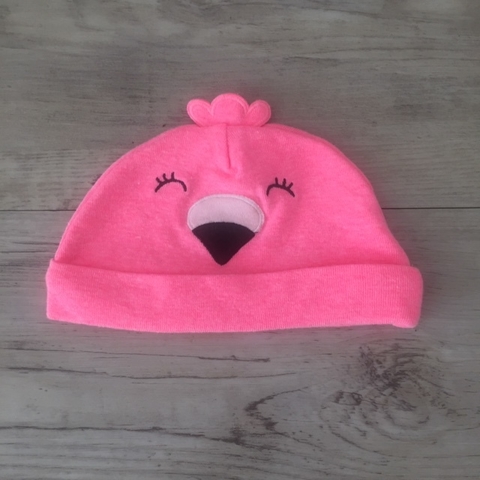 Gorro de algodón rosa fluo Carter´s - 3M