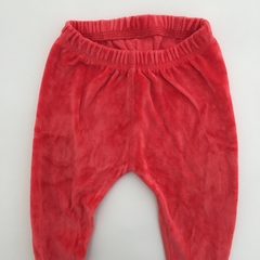 Pantalón de plush con pie cerrado y cintura elástica rojo Akiabara - 12M - comprar online