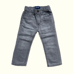 Pantalón de jean gris skinny con cintura ajustable y elástica Old Navy - 2A