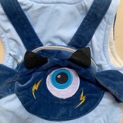 Imagen de Chaleco azul con botones, interior de algodón, capucha y mochila "mounstro" *NUEVO* - 5A