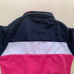 Campera de algodón cuello alto rosa, negro y blanco Boomerang *NUEVO* - 6A - Comunidad Vestireta