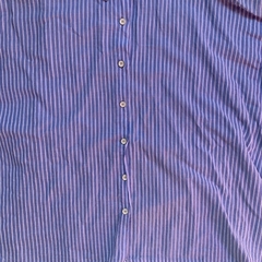 Camisa manga larga rayada celeste Wanama - 13-14A - comprar online