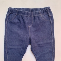 Pantalón símil jean con cintura elástica Mimo - 9-12M - comprar online