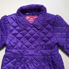 Campera de nylon matelaseada con botones violeta Dollhouse - 4A - comprar online