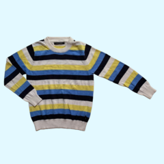 Sweater de hilo rayado Little Akiabara - 6A