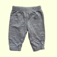 Pantalón de algodón gris con cintura elástica Carter's - 3M