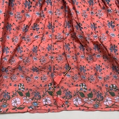 Vestido manga corta floreado rosa Rapsodia - 12A - tienda online