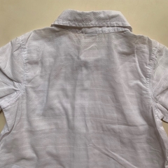 Camisa manga corta blanca con detalles bordados Old Navy - 4A - Comunidad Vestireta