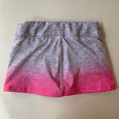 Pollera deportiva gris y rosa con cintura elástica y short interno Fly Sports - 8A en internet