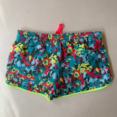 Short camuflado celeste y rosa con cintura elástica Fly Sports - 14A en internet