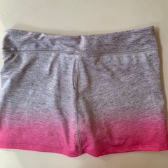 Pollera deportiva gris y rosa con cintura elástica y short interno Fly Sports - 14A en internet