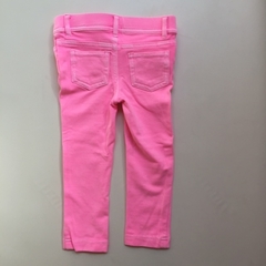 Pantalón de algodón con cintura elastizada rosa Carter's - 18M en internet