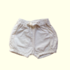 Short de gabardina finito con cintura elastica blanco Advanced - M