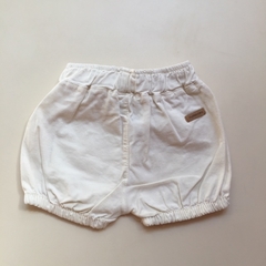 Short de gabardina finito con cintura elastica blanco Advanced - M en internet