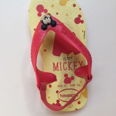 Ojotas de goma amarillas "Mickey" Havaianas - 21 en internet